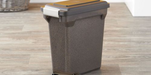 IRIS Premium Airtight 22-Pound Pet Food Storage Container Only $11 (Regularly $20)
