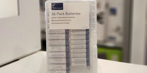 Insignia AA / AAA Batteries 36-Pack Only $6.99 Shipped (Regularly $14)