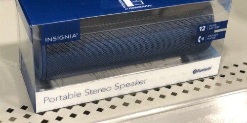 Insignia Wave Portable Bluetooth Speaker Just $12.99 at Best Buy (Regularly $40)