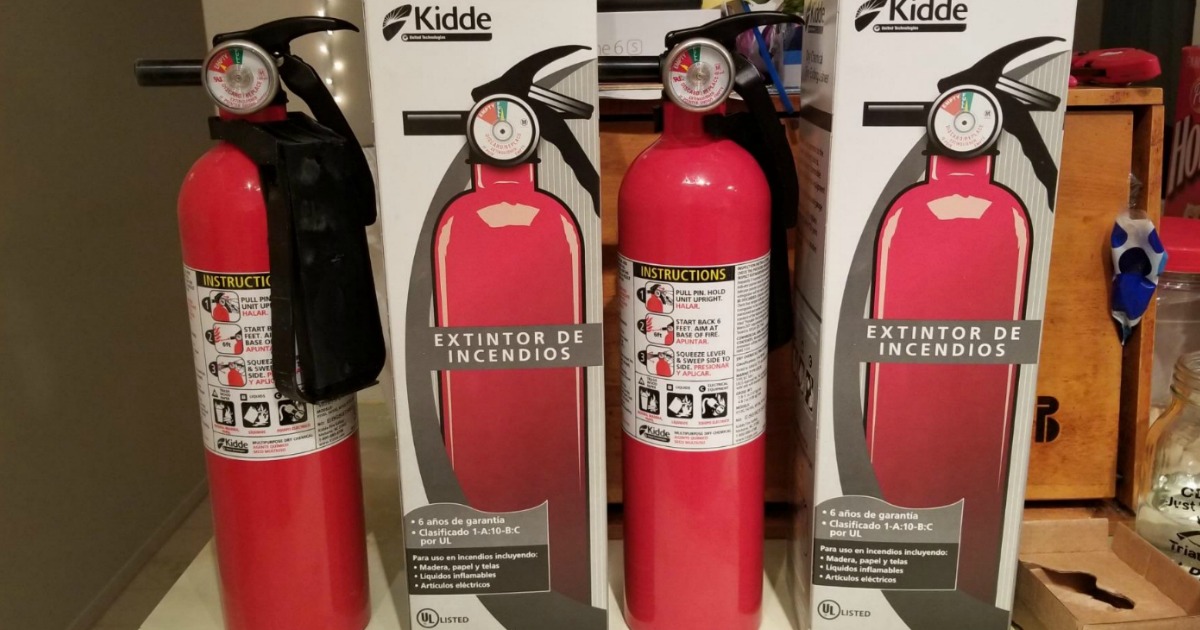 2 packs of Kidde Fire Extinguishers