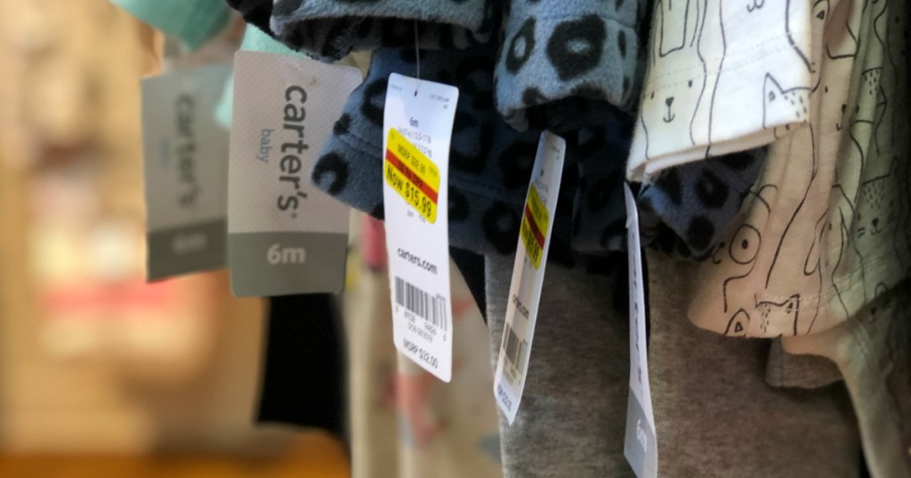 Kohl's Carter's Clearance Tag