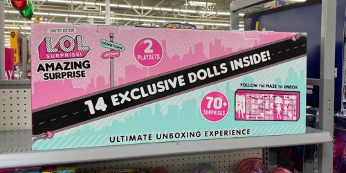 L.O.L. Surprise! Amazing Surprise Just $80.99 Shipped at Target (Regularly $120) | Includes 14 Dolls & 70+ Surprises