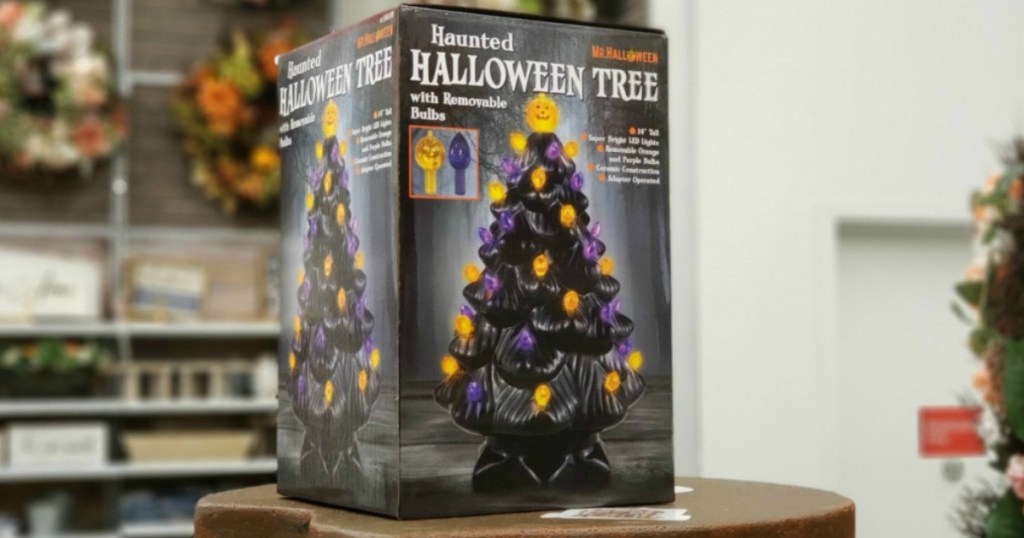 Michaels Haunted Halloween Tree in-store