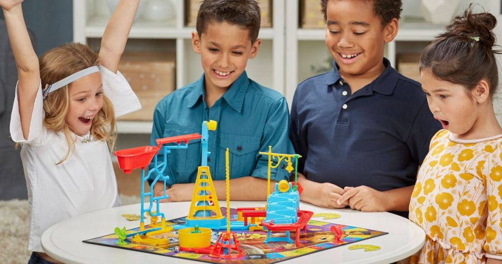 kids playing mouse trap