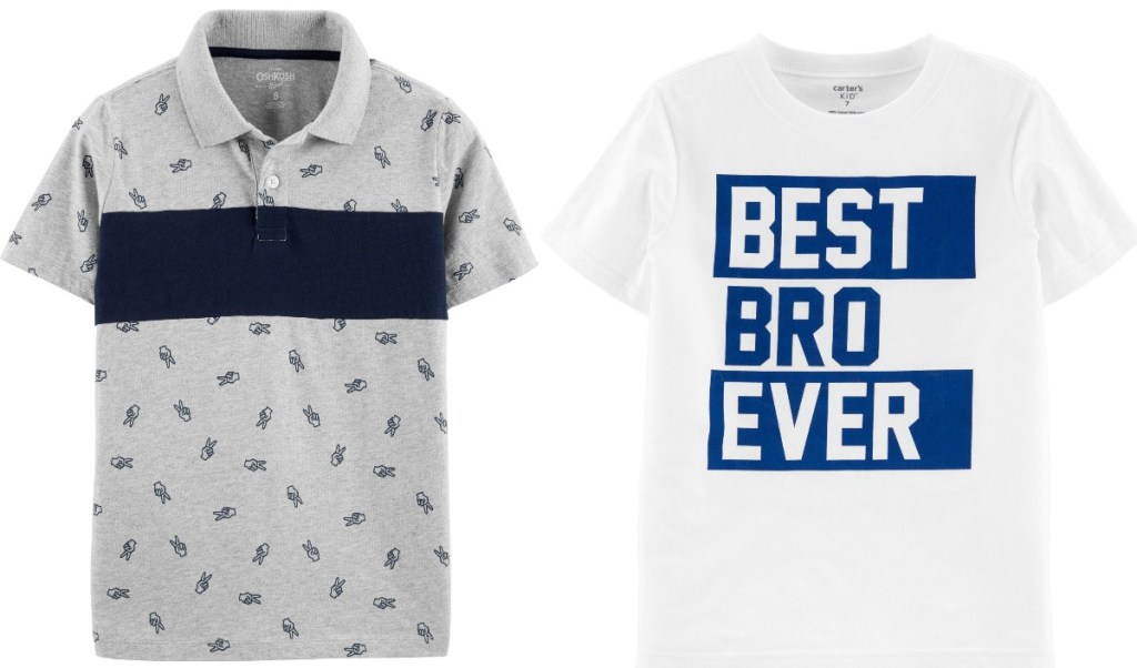 Oshkosh B'gosh Boys Shirts in two styles