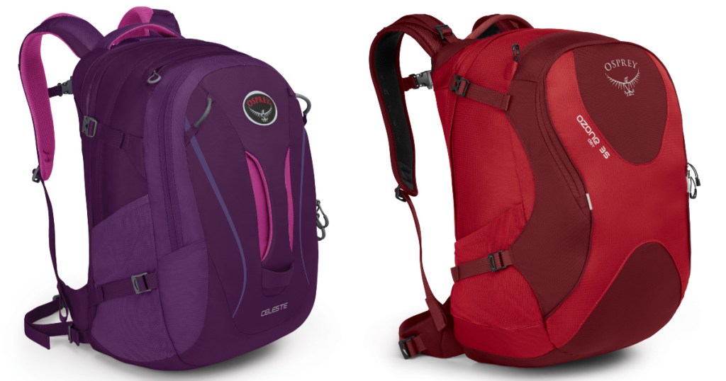 two osprey backpacks