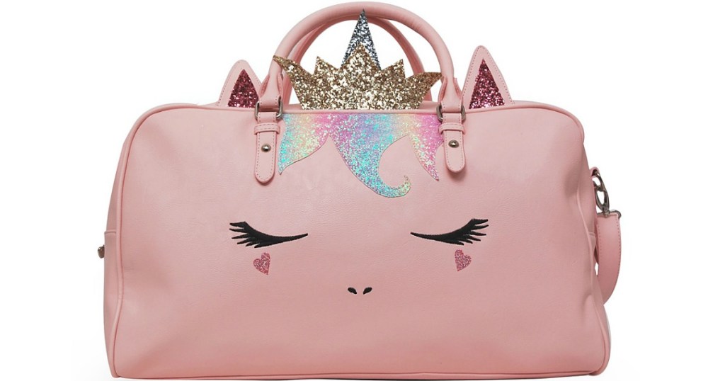 Pink Glitter Sugar Queen Gwen Duffel Bag