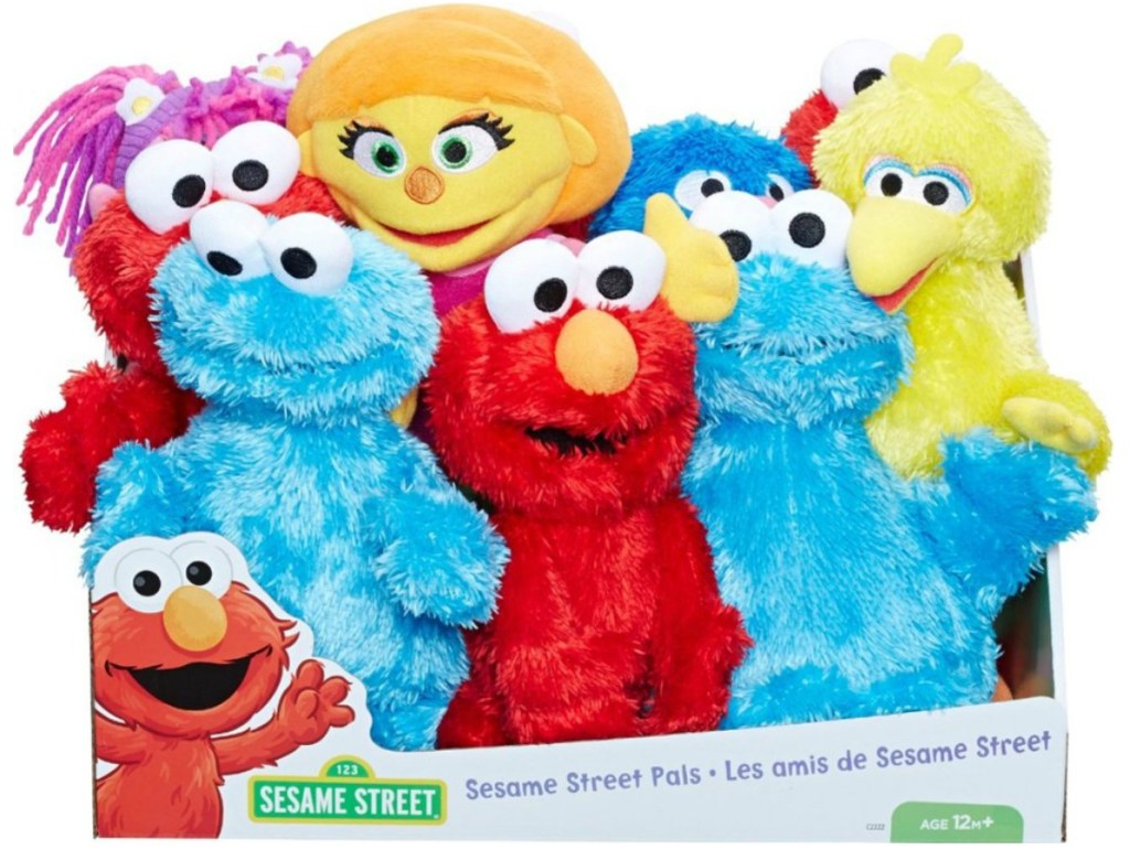 Playskool Friends Sesame Street Mini Plushes in store display box