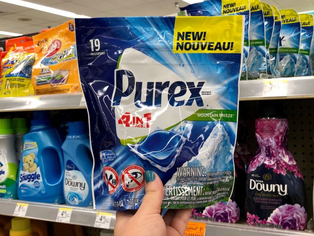 Purex 4 in 1 Pacs at walgreens