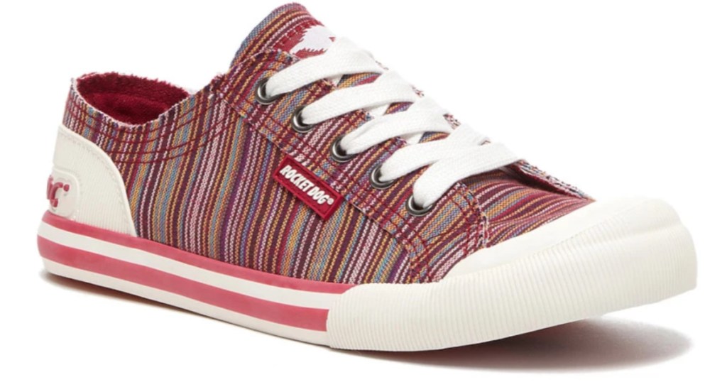 rocket dog red stripe sneaker