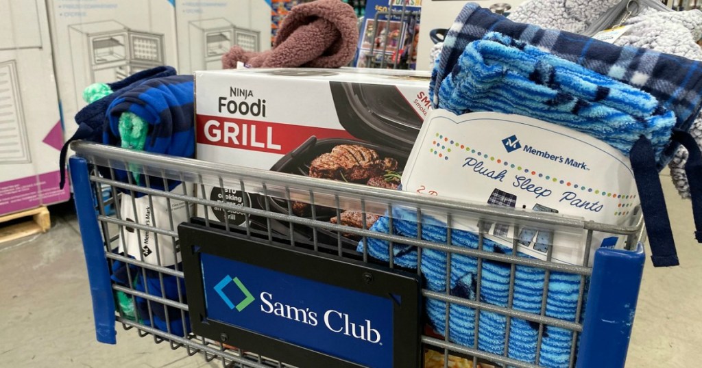 Sam's Club Cart with One day Sale Items