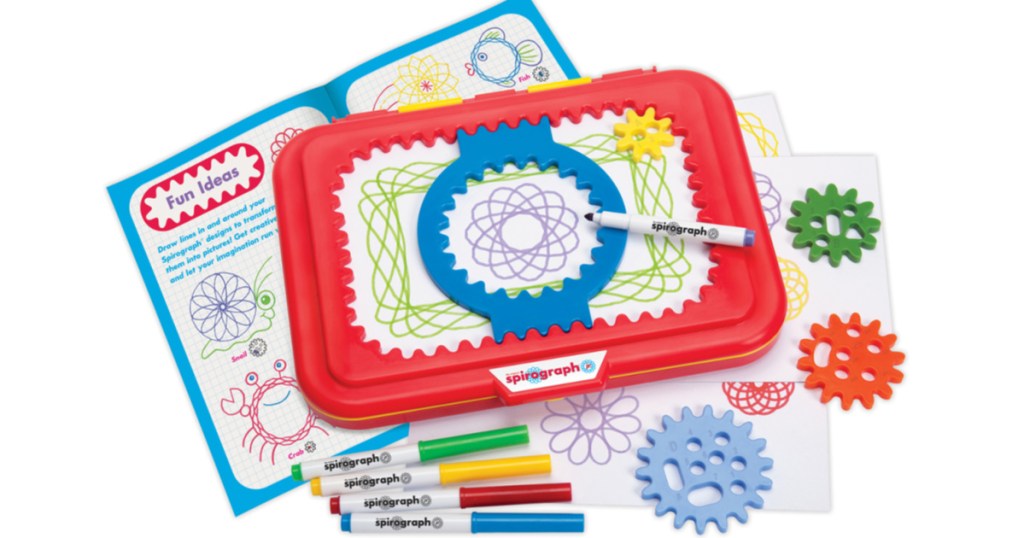 Spirograph Junior with contents open