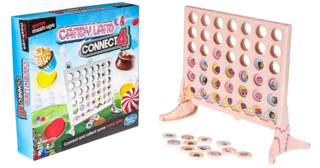 candy land and connect 4 mashup game