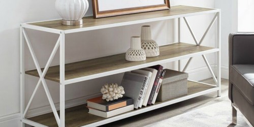 Augustus TV Stand Only $139.90 Shipped (Regularly $300) | Fits TVs Up to 65″