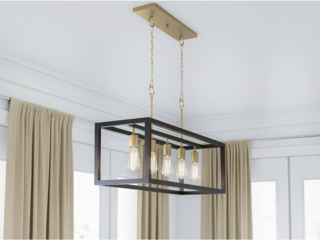 Vintage Brass Island Light-2