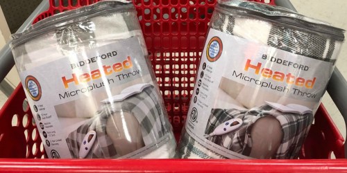 Biddeford Heated Blanket as Low as $15.93 Shipped at Target (Regularly $25)