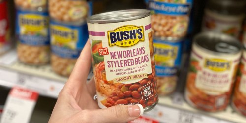 Bush’s Best Savory Beans Only 34¢ After Cash Back at Target