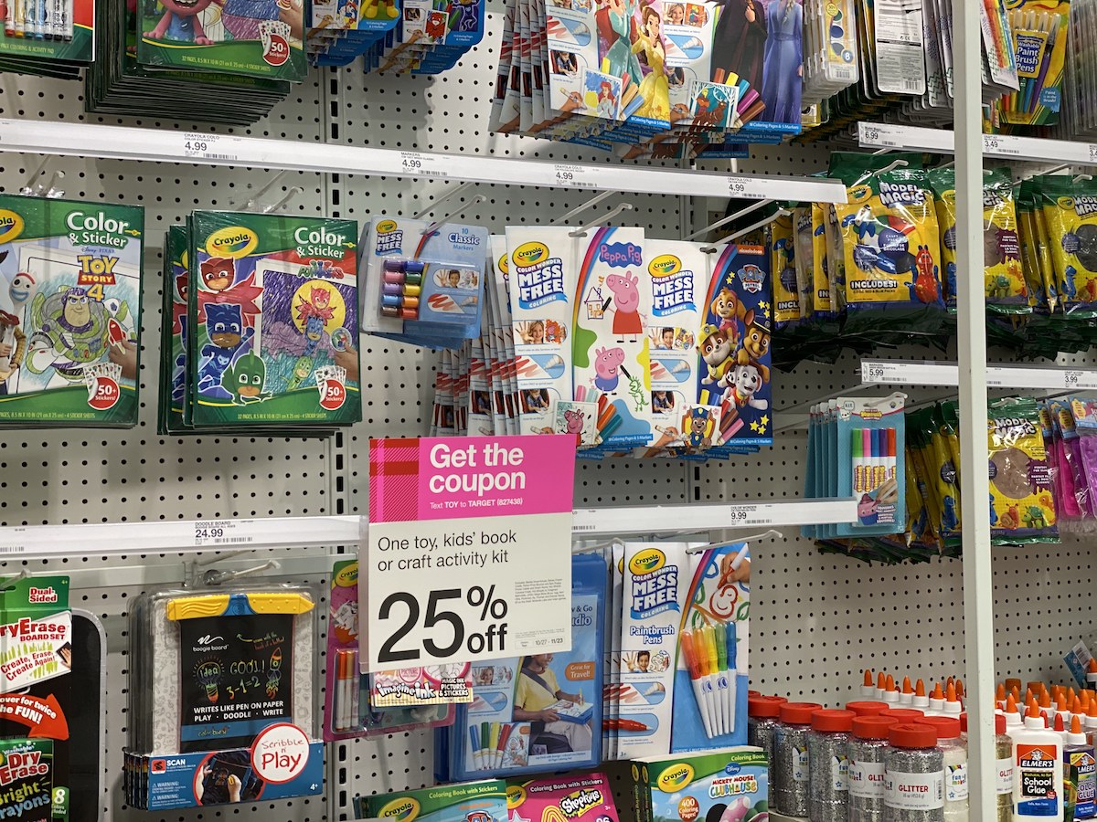 Color Wonder activity kits in-store