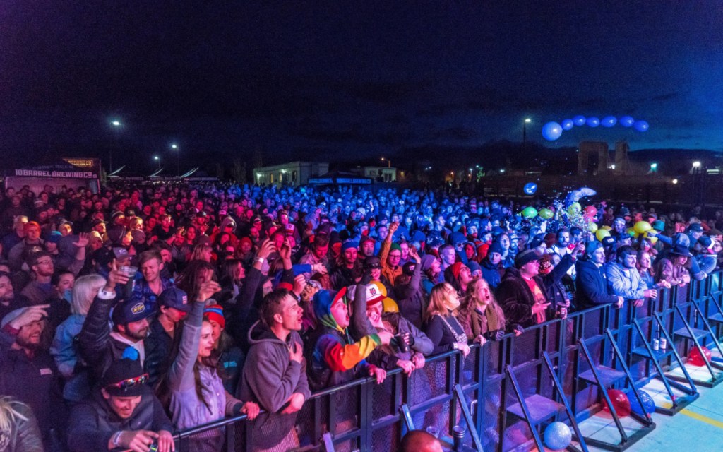 crowd at concert