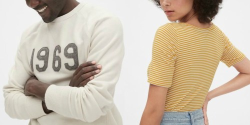 Up to 80% Off GAP Men’s & Women’s Apparel