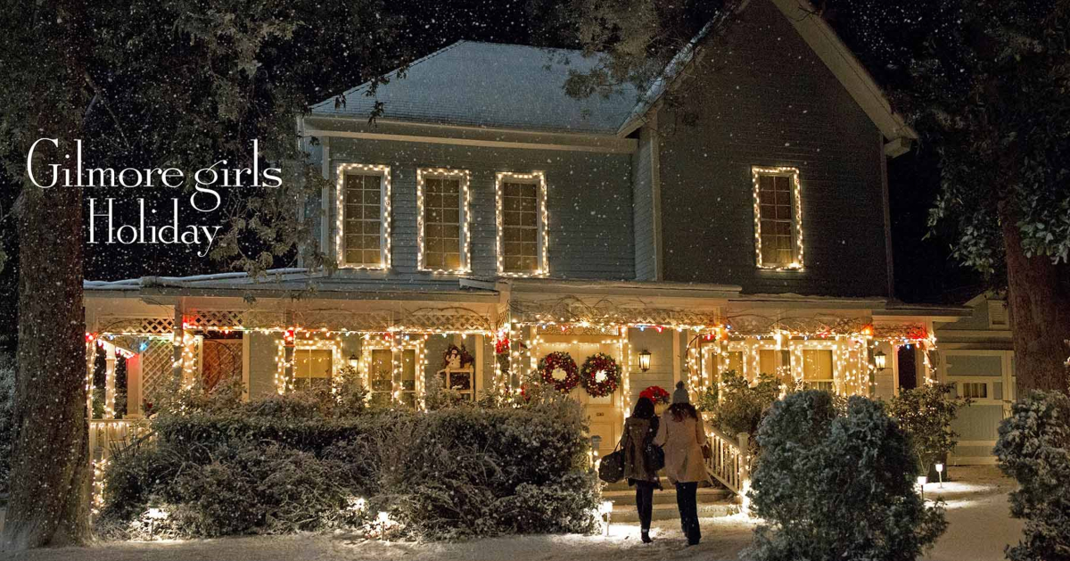 Gilmore Girls house at Christmas