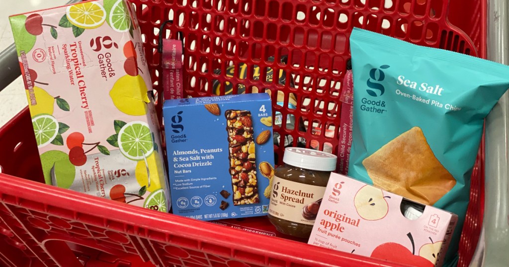 Good & Gather items in Target cart