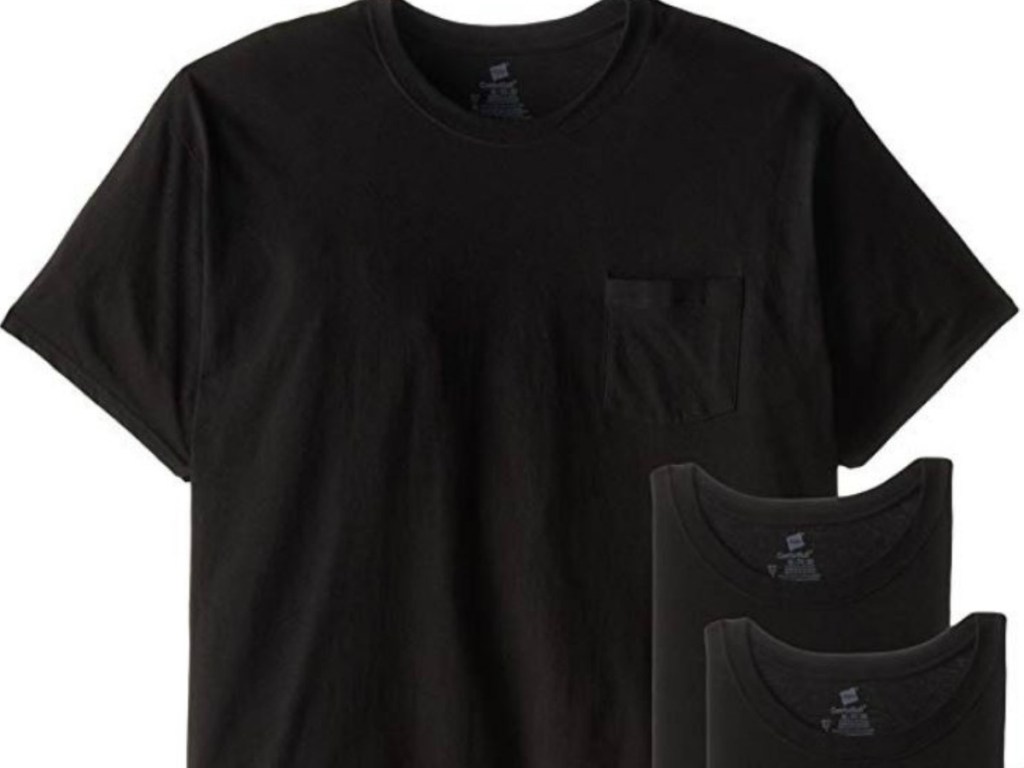 men's black t shirts