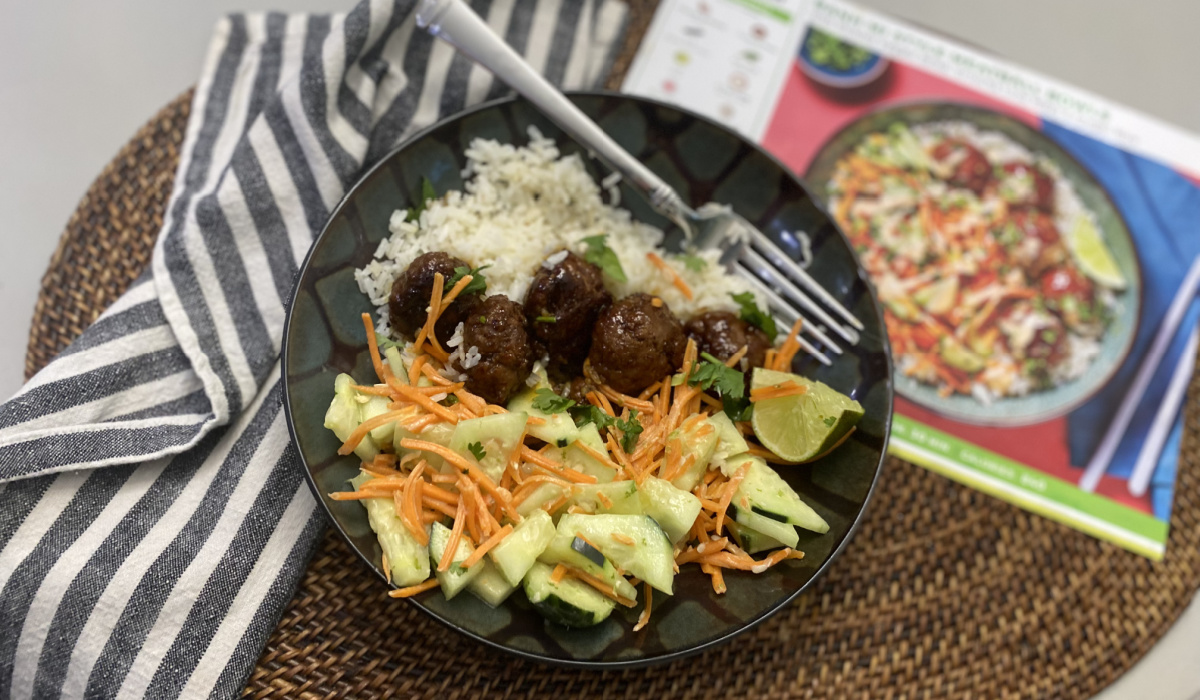 hello fresh meal delivery bahn mi meatballs