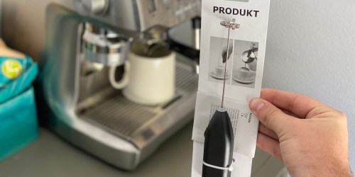 This IKEA Milk Frother Makes Perfect Foam & is Less Than a Starbucks Drink
