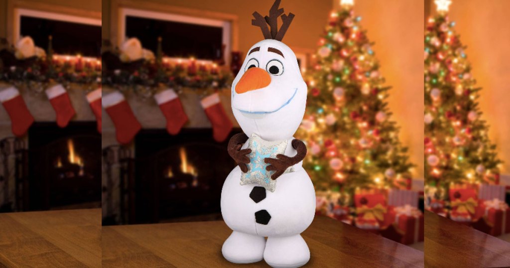disney olaf christmas greeter