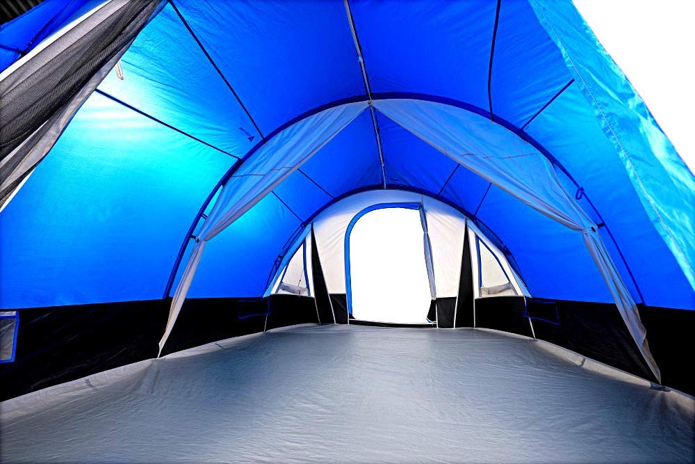 inside view of ozark tent