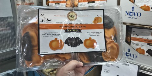 Pumpkins & Bats Ravioli Available at Costco | Fun Halloween Dinner Idea