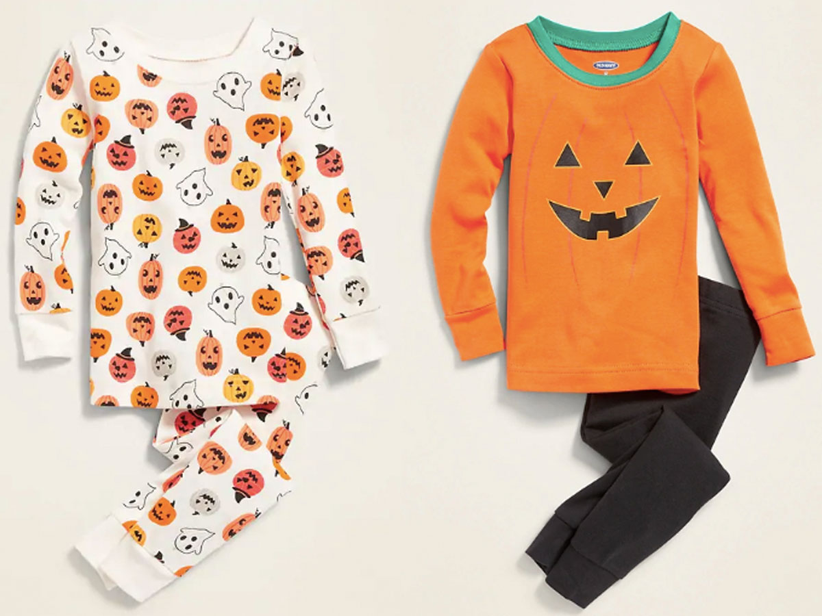 old navy pumpkin pajamas