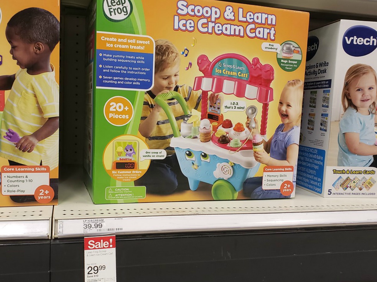 toy in box on shelf in store