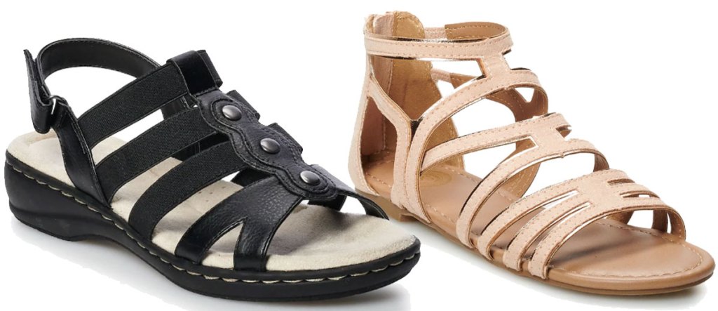 sandals on clearance at kohls