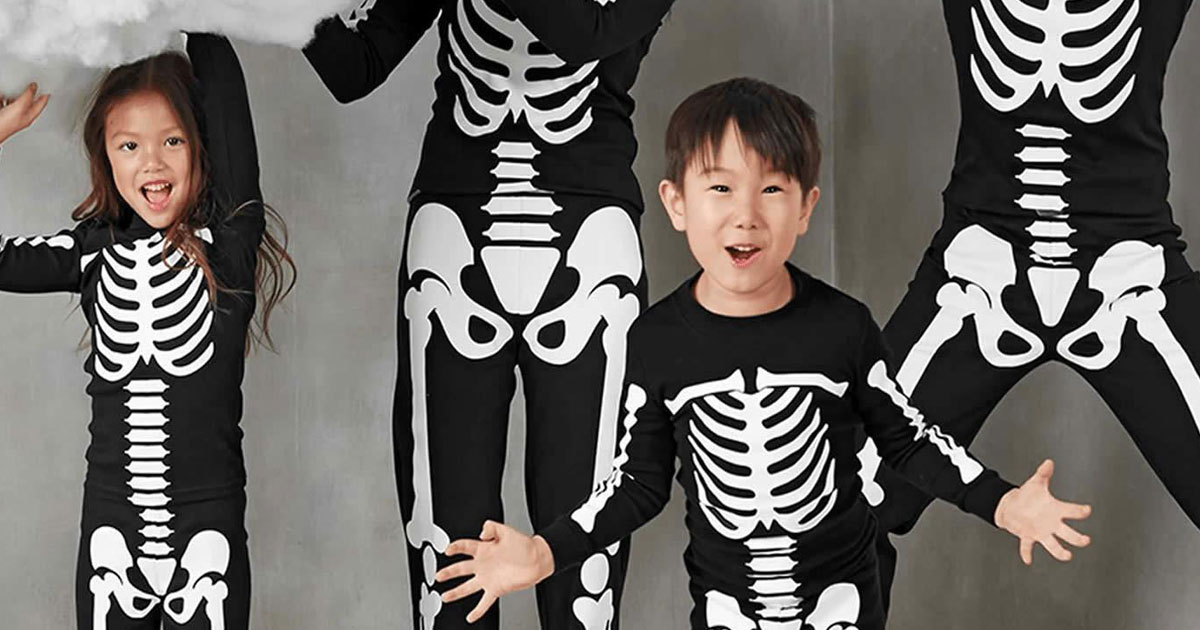 Old Navy Skeleton tees and pajamas