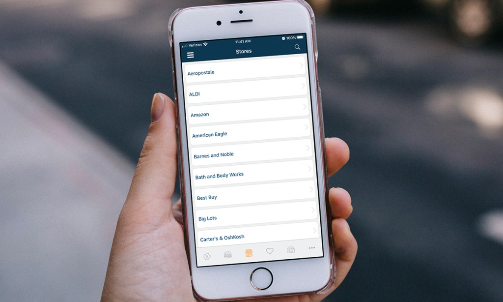 Stores sorting on Hip2Save app