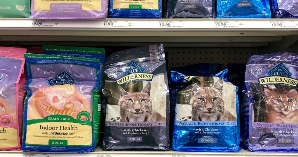 blue buffalo dry cat food at target