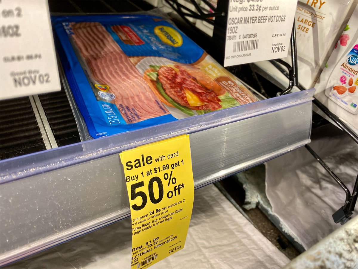 butterball turkey bacon walgreens buy 1 get 1 50% off