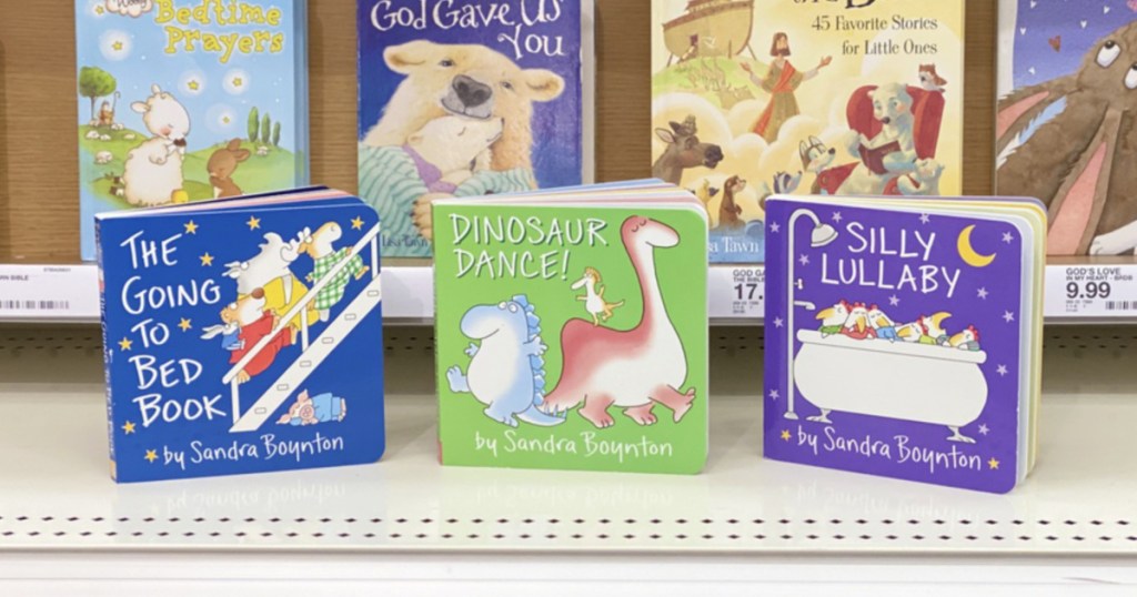 Kids board books on Target shelf