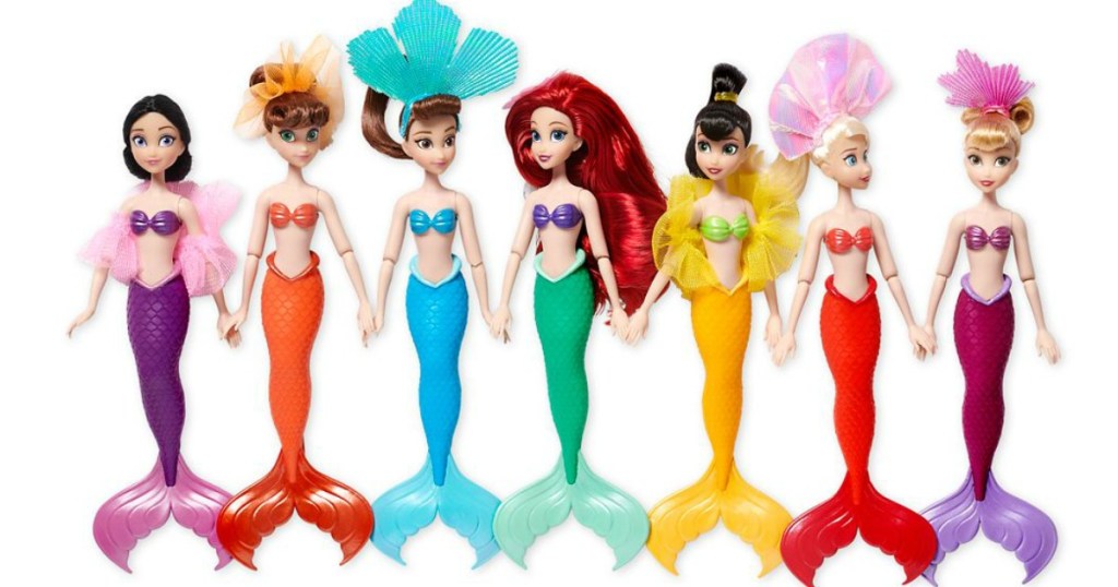 The little mermaid and her sisters doll set