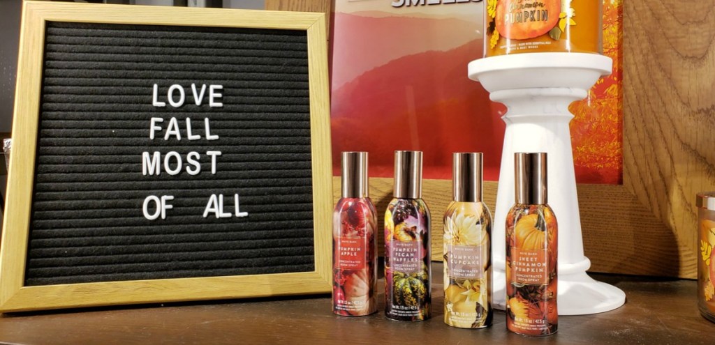 Bath & Body Works room sprays in-store