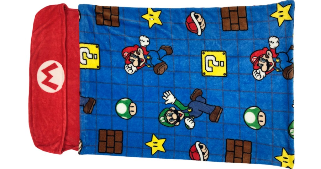 Super Mario Step-In Fleece Blanket