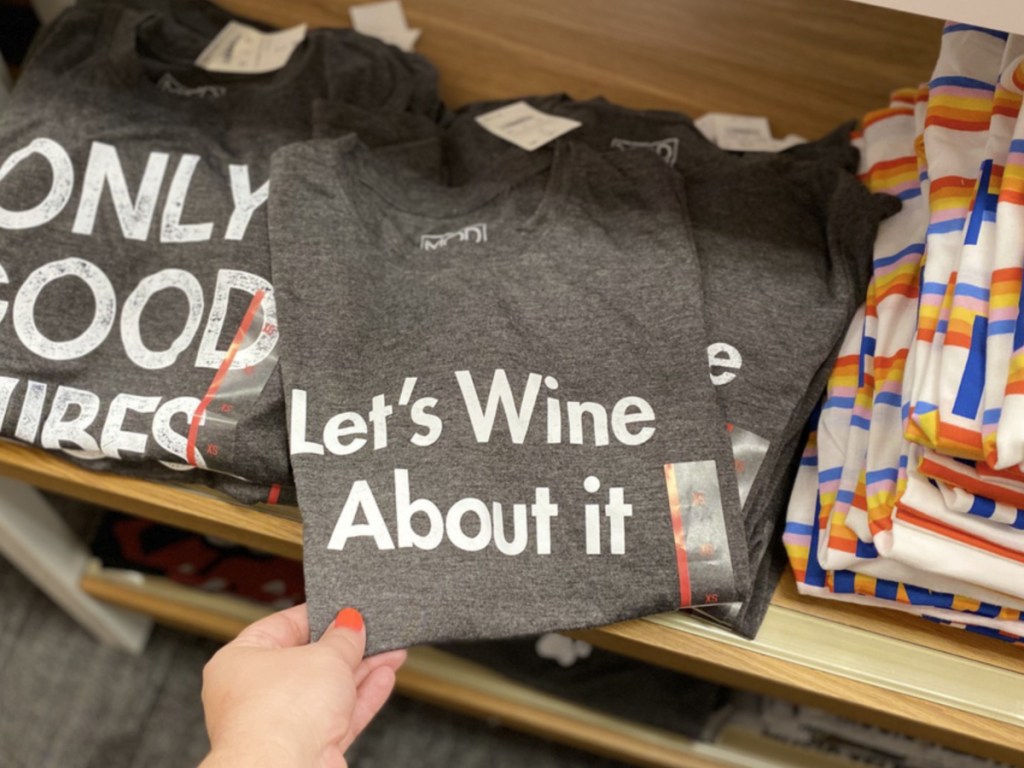 Lets Wine About It Graphic Tee Target 