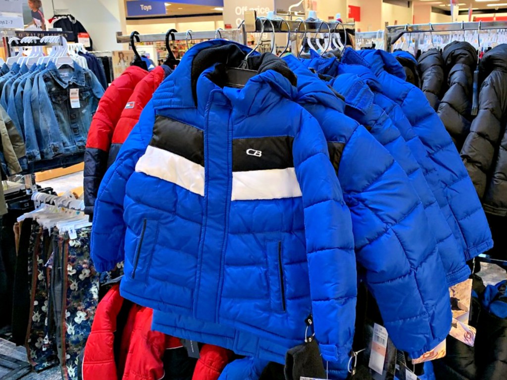 CB Sports Toddler Boys Colorblocked Puffer 2-Piece Jacket & Hat Set