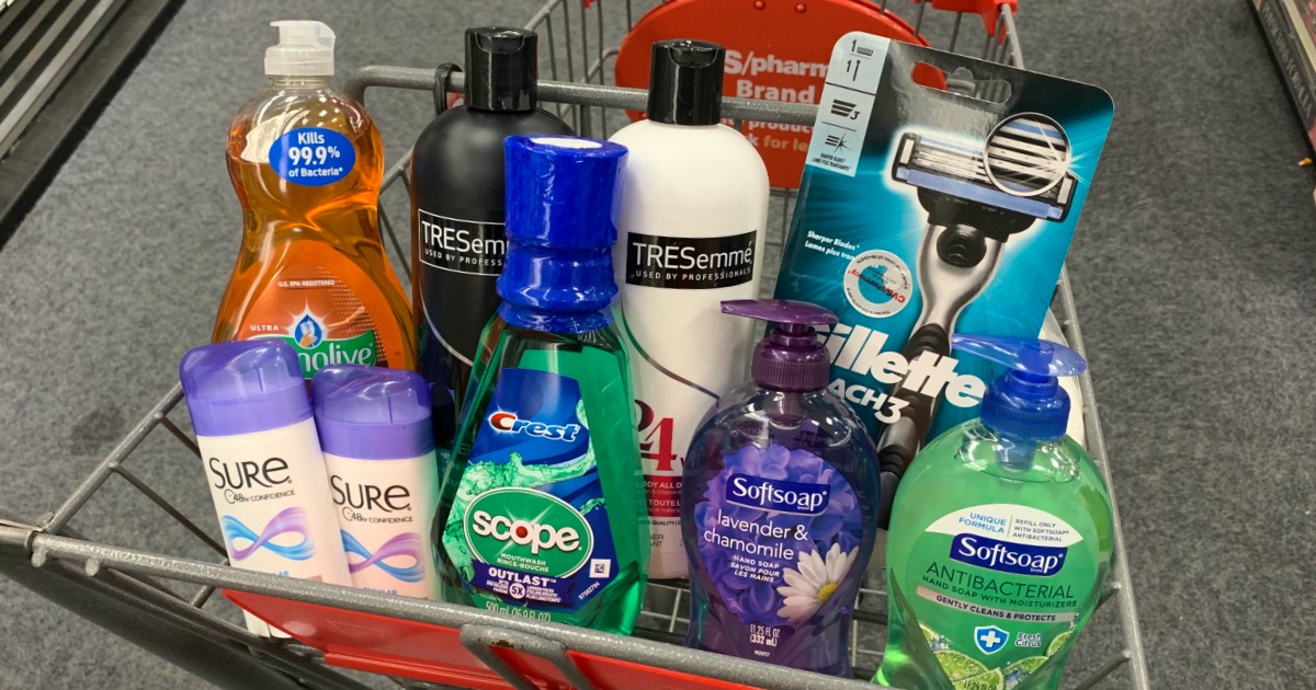 Products in basket at CVS