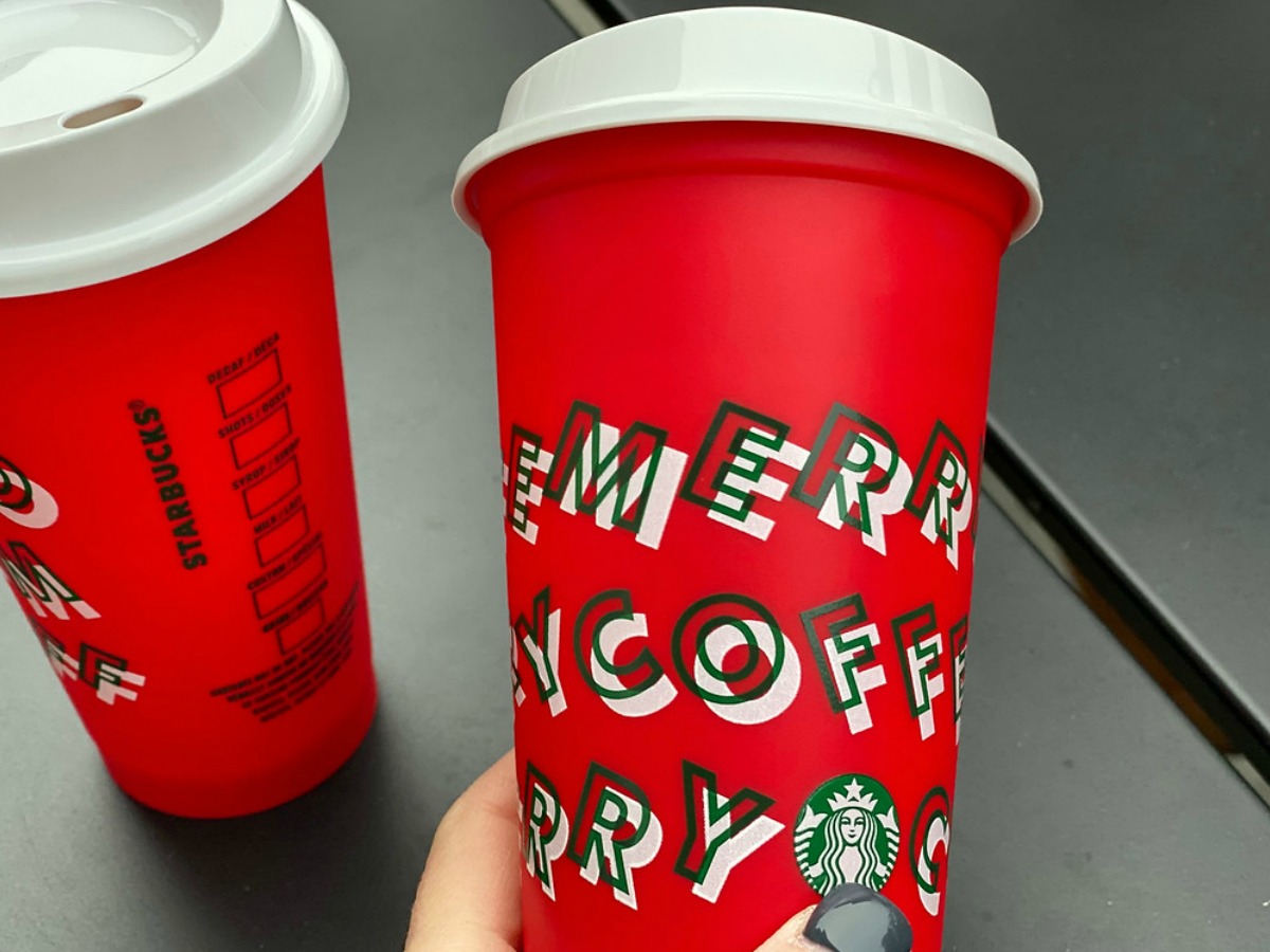 Starbucks Christmas cups