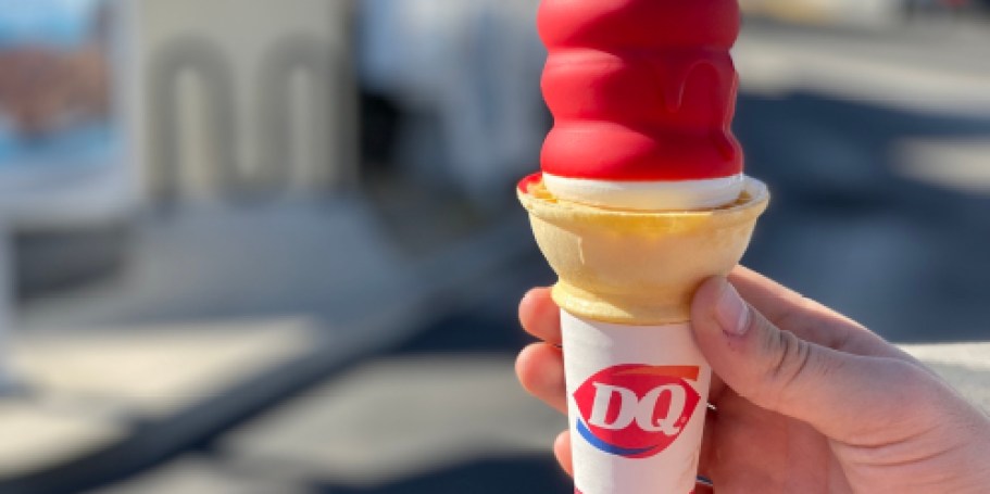 Dairy Queen Cherry Dipped Cones are Back!