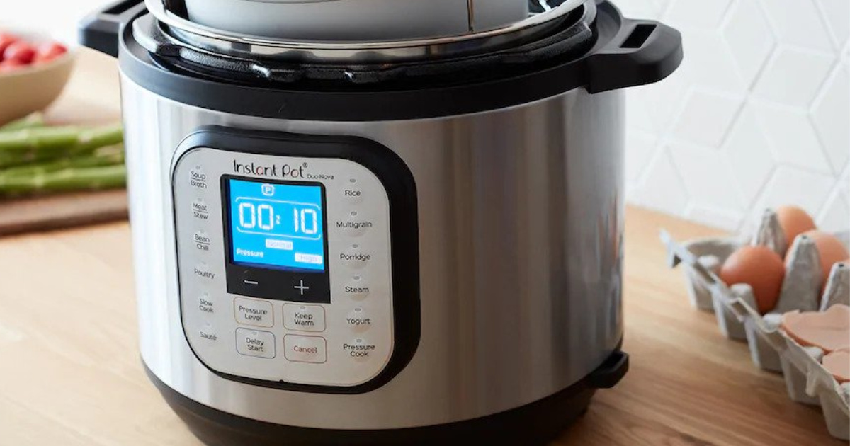 Instant Pot Duo Nova on counter