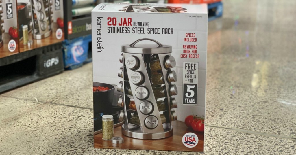 Kamenstein Spice Rack on Costco floor